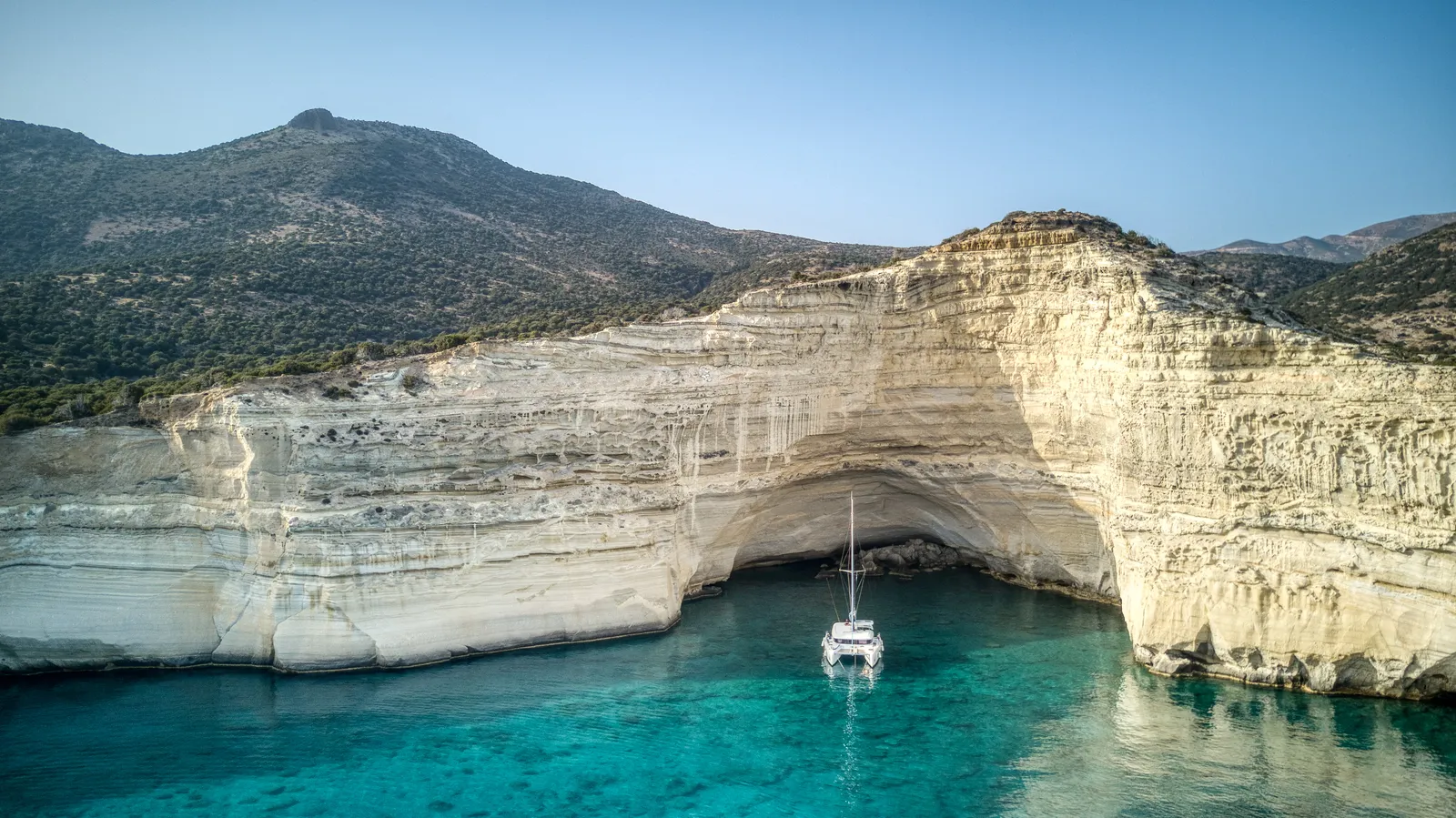 The coast of Milos